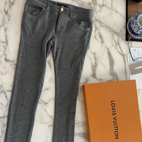 Louis Vuitton Pants - Louis Vuitton Cashmere Silk Jeans Pants